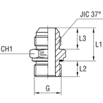 Штуцер FE JIC 7/8 - BSP 3/8