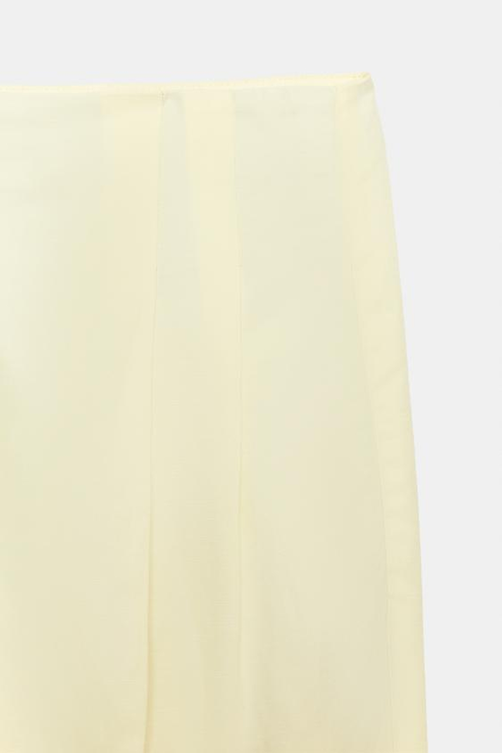 ZARA БРЮКИ С ЗАЩИПАМИ — ZW COLLECTION, ЖЕЛТЫЙ