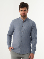 Сорочка мужская VESTER длинный рукав, воротник стойка 58115 23