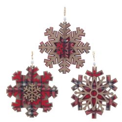 GAEM Украшение новогоднее "Снежинка", L10 W0,5 H11 см, 3в.