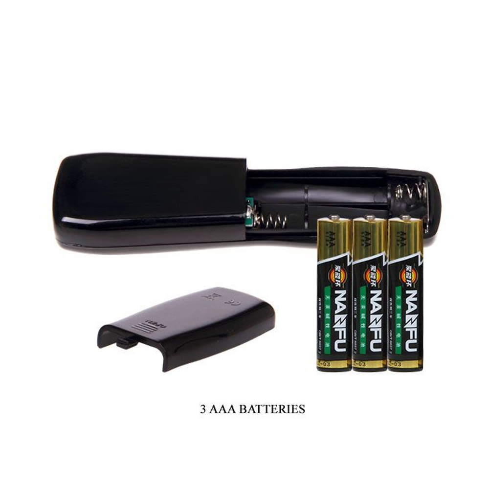 Мастурбатор-анус в колбе с 7 уровнями вибрации и выносным пультом Pink Butt (Цвет: телесный с черным)