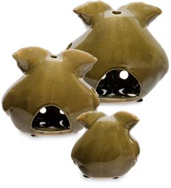 GAEM Art CF-26 Комплект подсвечников 3 шт. «Совы»