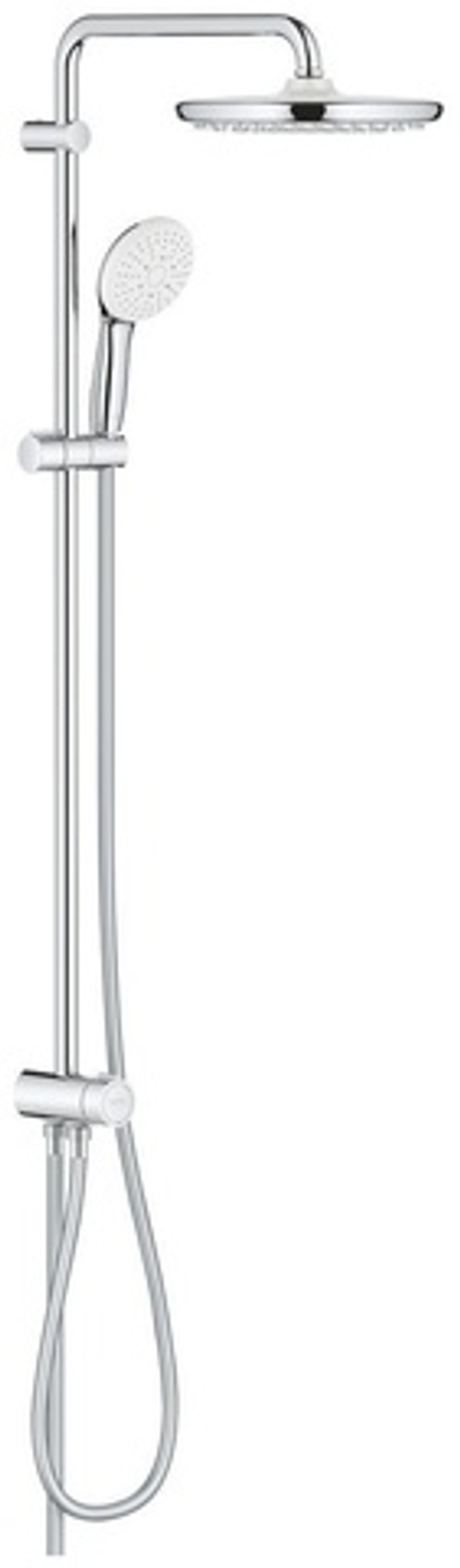 Душевая система Flex наружного монтажа с переключателем GROHE Tempesta System 250, хром (26675001)