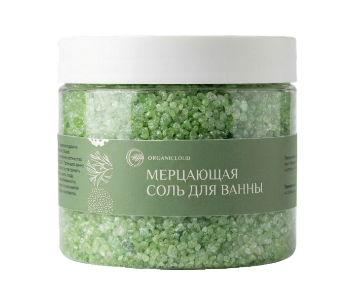 Мерцающая соль для ванны