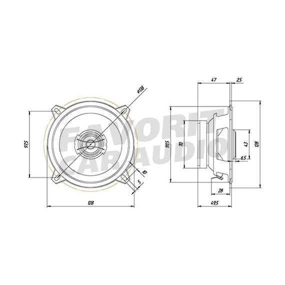 Коакс. акустика ORIS JB-502