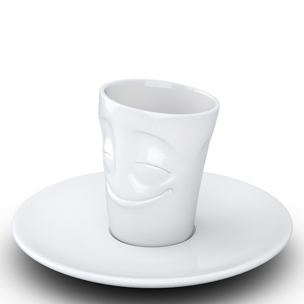 Кофейная пара tassen cheery, 80 мл, белая