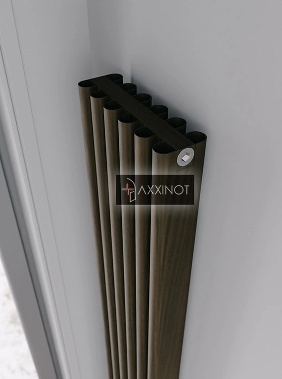 Axxinot Bramer V 1000 - вертикальный алюминиевый радиатор высотой 1030 мм