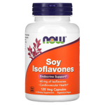 NOW Foods, соевые изофлавоны, 120 растительных капсул