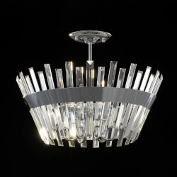 Citilux Вестерос CL307160 Люстра хрустальная потолочная Хром