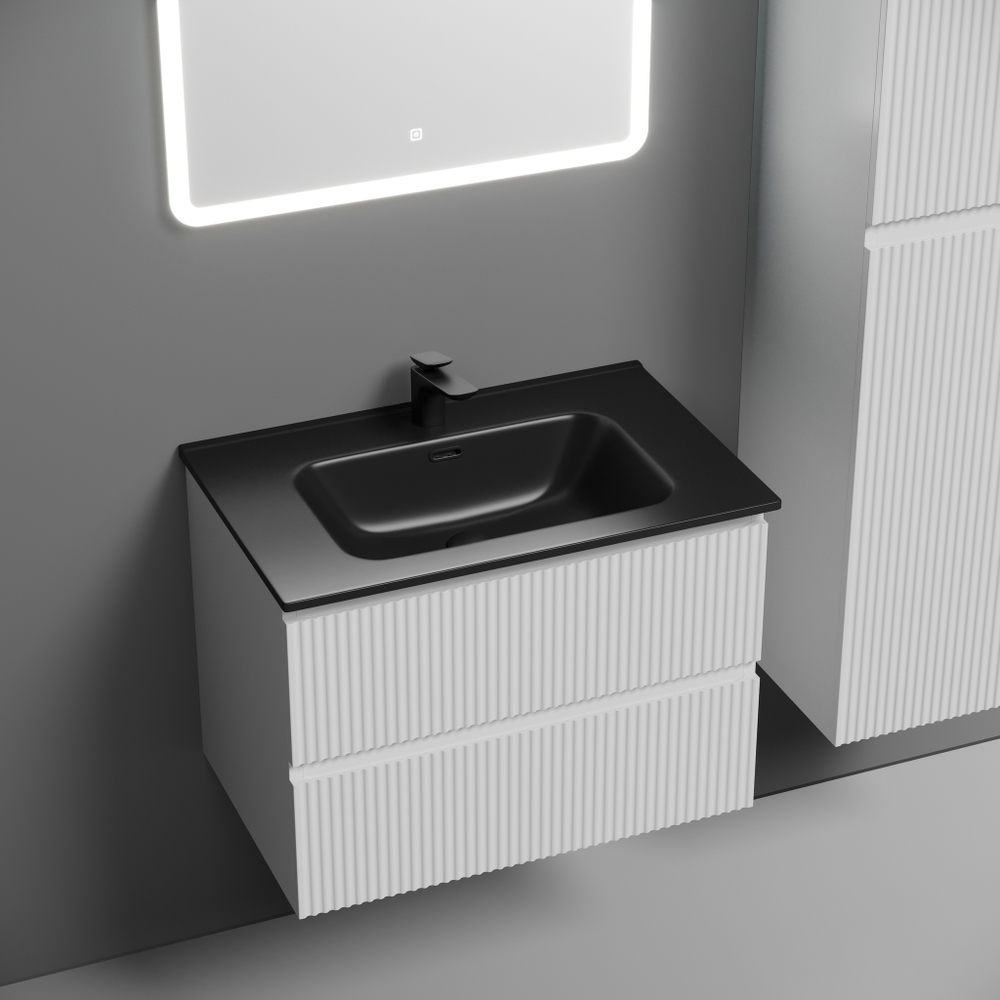 Тумба с раковиной Sancos Snob R 70 см SNR70W bianco