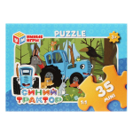 Пазл 35эл. "Синий трактор" в коробка 4660254419735 (Умные игры)