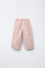 Брюки карго wide leg из твила