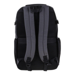 Рюкзак молодежный 51*30*20 см, 2 отделения, с брелоком, чёрно-серый