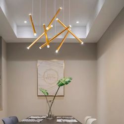 Подвесная Люстра Dutti D0068 Led Chandelier Modern 7 Gold By Imperiumloft