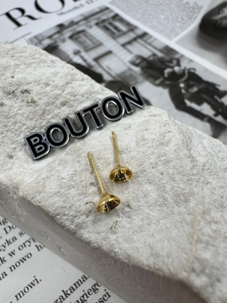 Швензы для серег 2 шт (пара) золото без заглушек