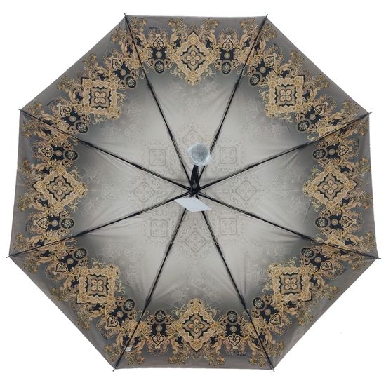 Зонт с серебристым куполом Рисунок внутри 3855-D-04
