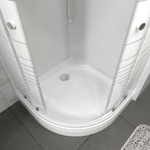 Душевая кабина DIONRIA (100х100) стекло с рисунком, поддон низкий