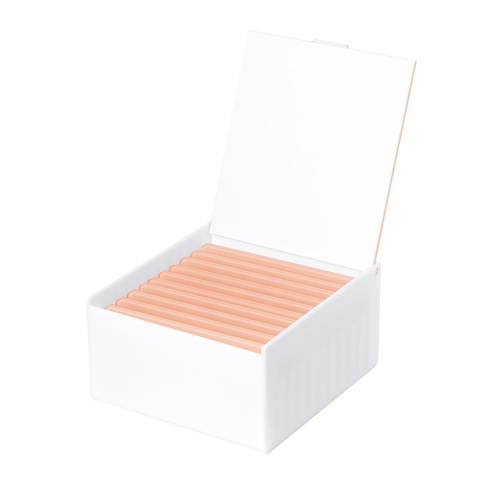 Лэшбокс BARBARA персиковый (10 планшетов)