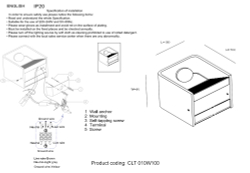 Бра Crystal Lux CLT 010W100 WH