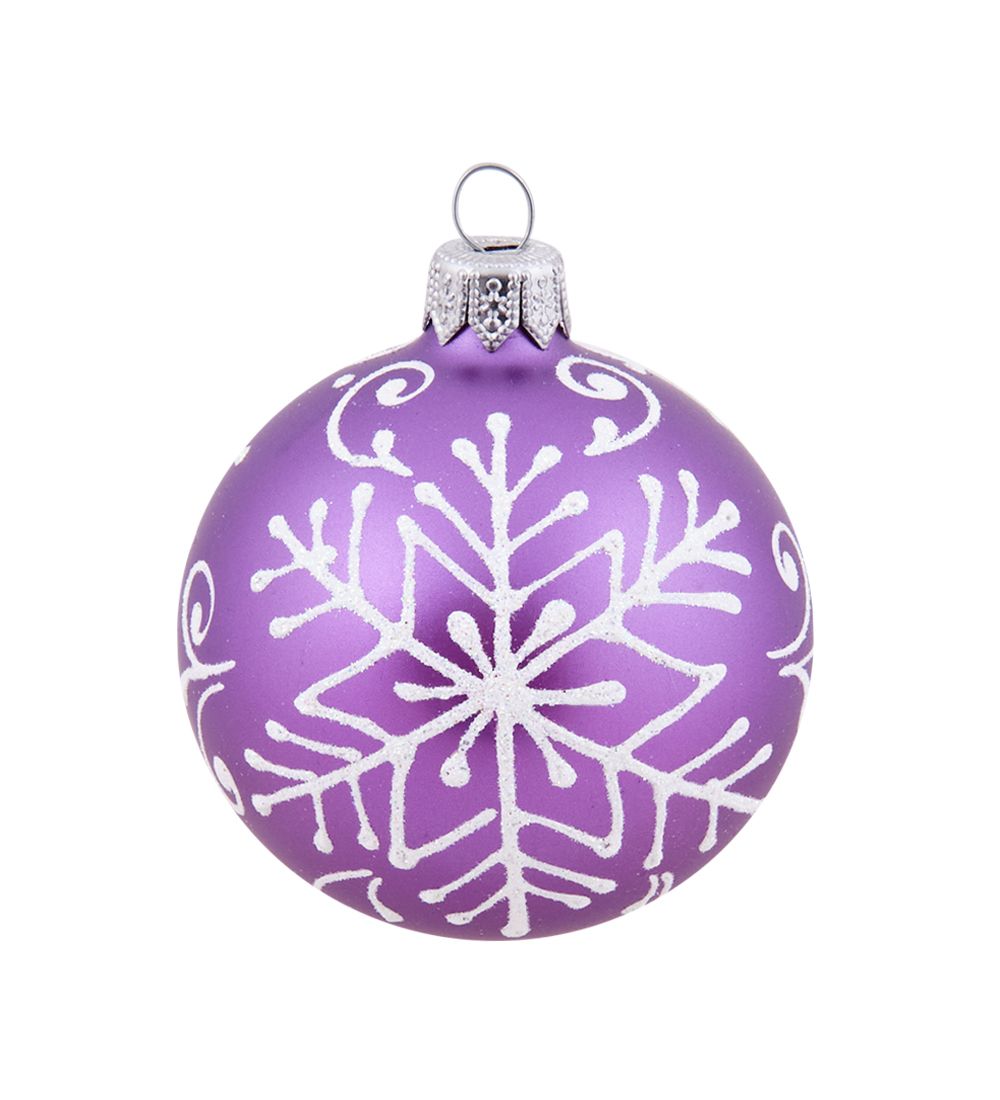 Элита НФШ-1630/5 Ел.украшение Шар «Белая снежинка» 60 мм