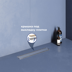 Душевой трап двухсторонний линейный, хром RGW SDR-22 (400)