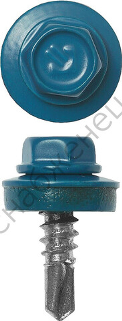 ЗУБР СКМ 5009 25 х 5.5 мм, неб.-голуб., кровельный саморез, 420 шт (4-300315-55-025-5009)