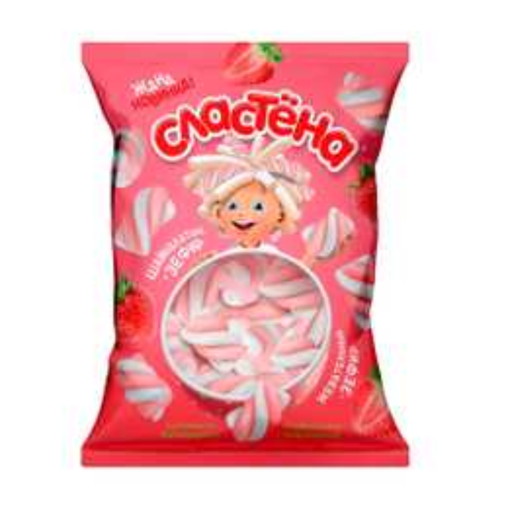 Зефир жевательный Клубничное мороженое 75 гр