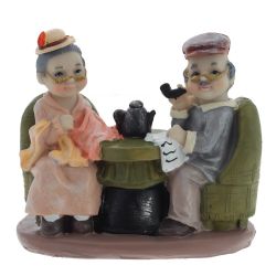 GAEM Фигурка декоративная "Бабушка с дедушкой", L15 W8 H14 см, 2в.