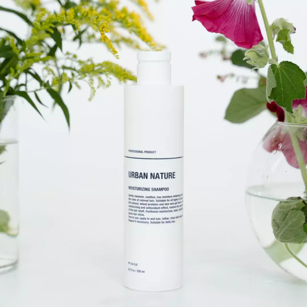 Urban Nature, увлажняющий шампунь MOISTURIZING SHAMPOO 250 мл