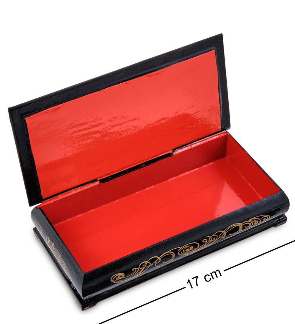 ШК-11/12-J Шкатулка-купюрница в технике декупаж (8х17х4)