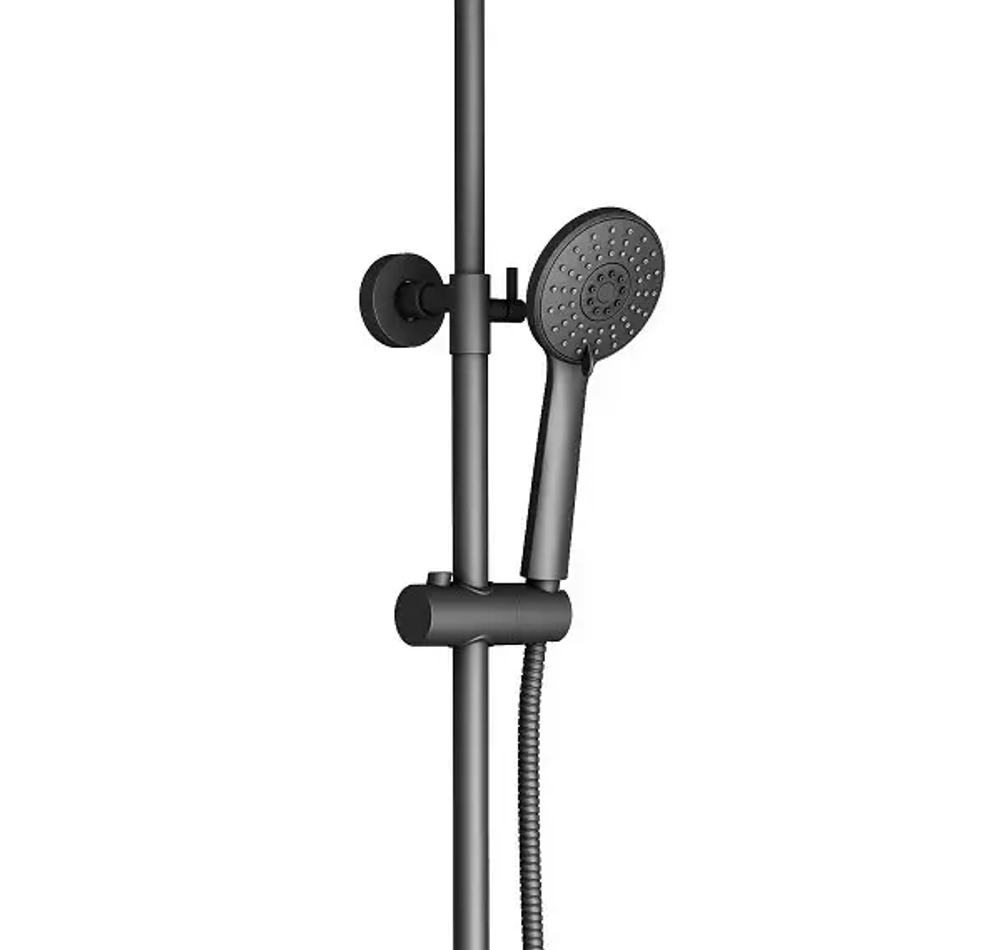Душевая стойка Timo "Beverly" SX-1060/03, 3 режима, высота 140-150 см, чёрная