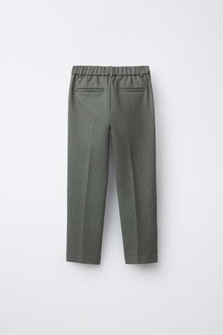 ZARA КОСТЮМНЫЕ БРЮКИ, МЯГКИЙ ЗЕЛЕНЫЙ