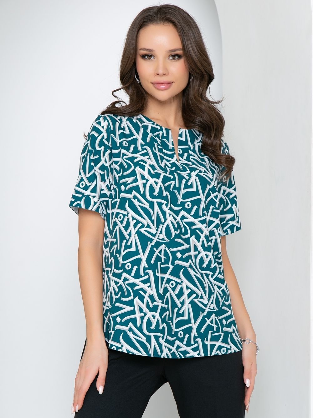 Блуза Николь Лето (грин) Diolche