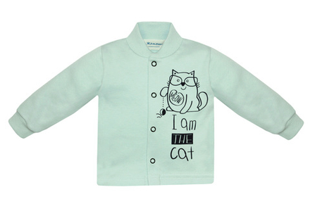 704 Кофточка "Мяу" (интерлок с печатью)