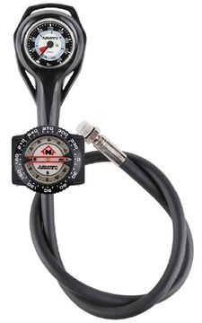 Консоль двухприборная Aquatec (манометр 400 бар + компас)