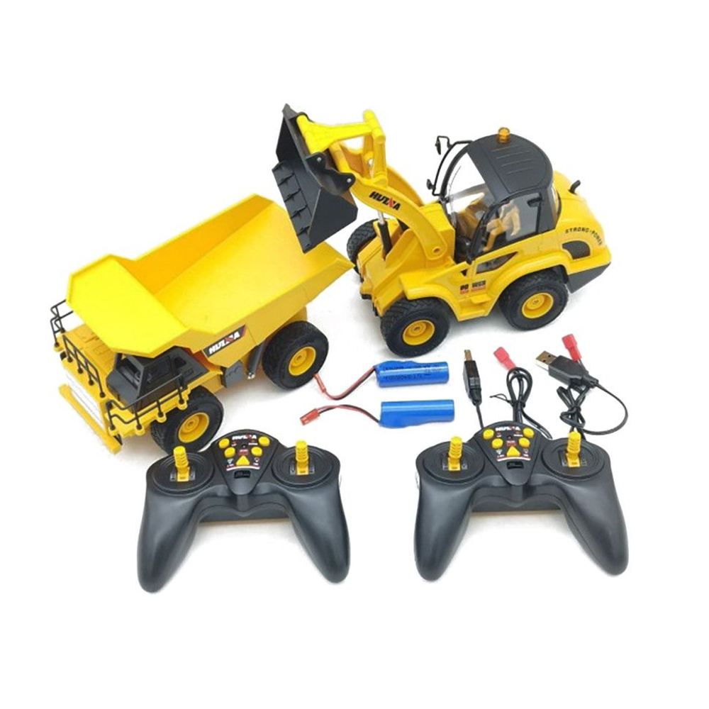 Радиоуправляемый набор Huina HN1515 , погрузчик и самосвал Huina 1:24