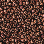 Японский бисер TOHO Round 15/0 (№222), металлизированный, непрозрачный глянцевый