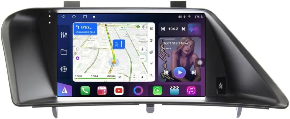 Магнитола для Lexus RX270, RX350 AL10 2012-2015 (ШГУ цветной, штатное меню не поддерживается, рамка тип 1) - FarCar 9634F1D2 монитор 9" QLED на Android 13, 8 ядер (TS18), CarPlay, 4G SIM-слот