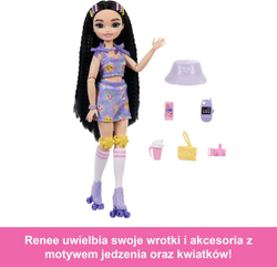 Кукла Barbie Dream Besties Lalka Renee на роликах, JFX99