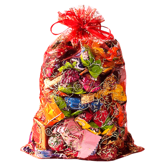 Мешочек из органзы красный (мешочки) – Премиум 1000 г.