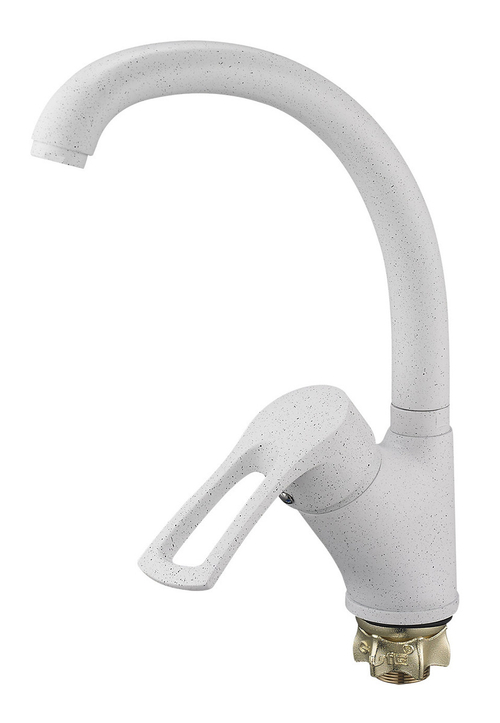 Смеситель ZEGOR для кухни с поворотным изливом ф40, гайка YUB4-A181KW