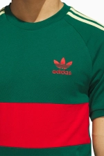 Футболка adidas 3-Stripes Panel - зеленый