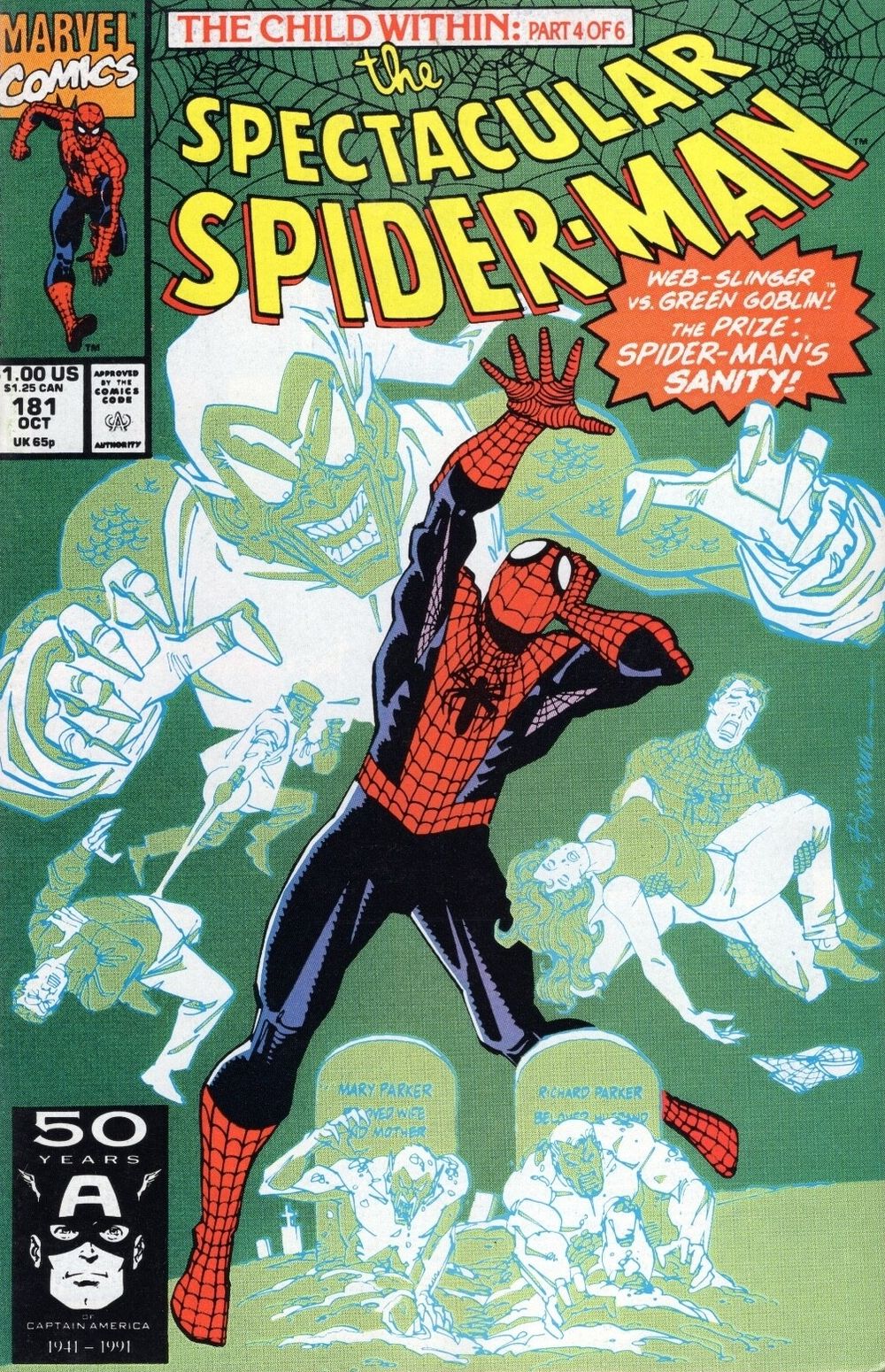 Комикс The Spectacular Spider-Man #178-183 The Child Within parts 1-6