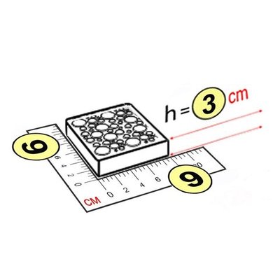 Крышка 9x9x3 см для GigaBloks 7,5"