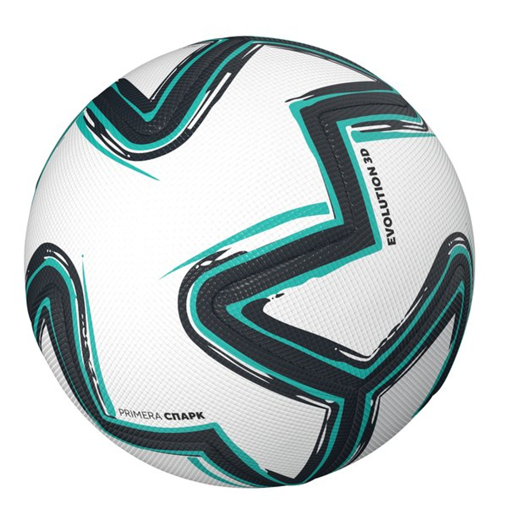 Мяч футбольный Primera Spark Pro — White/hyper turq