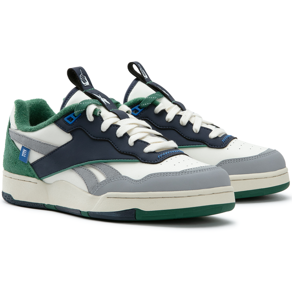 Винтажные кроссовки Reebok с низким верхом Бело-зеленый Унисекс