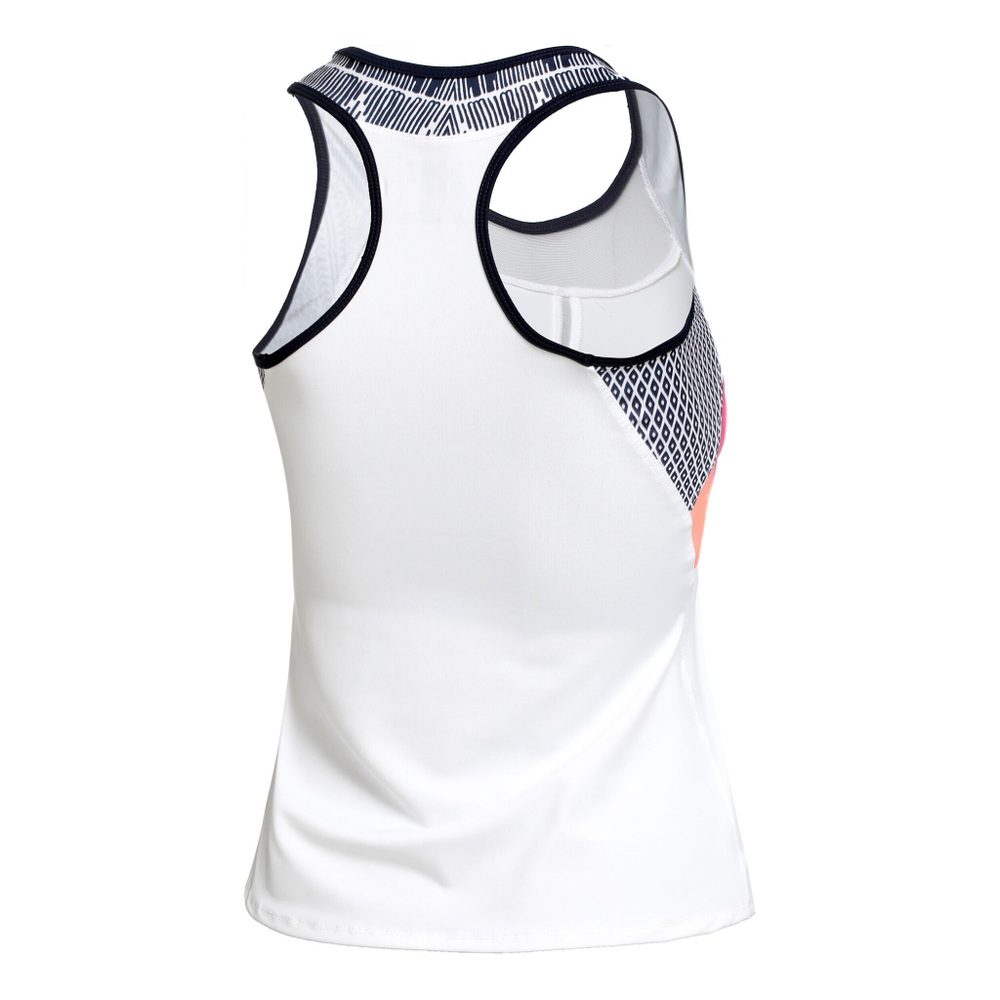 Женская теннисная майка Lucky in Love Long Live Summer Tank Top Women - White, Blue