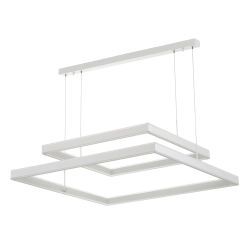 Citilux Дуэт CL719K210 LED Люстра подвесная с пультом Белая