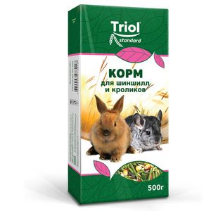 Корм для шиншилл и кроликов, 500г, Тriol Standard