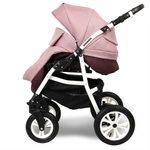 Коляска SERENADE 20 2в1 (Smile Line) (Se 24 (баклажан+т.розовый))